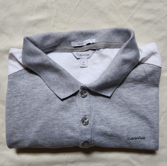 Calvin Klein Men's Liquid Touch Polo shirt (Medium) - Picture 8 of 8